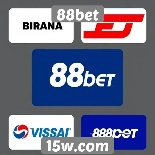 Métodos de pagamento disponíveis no 88bet